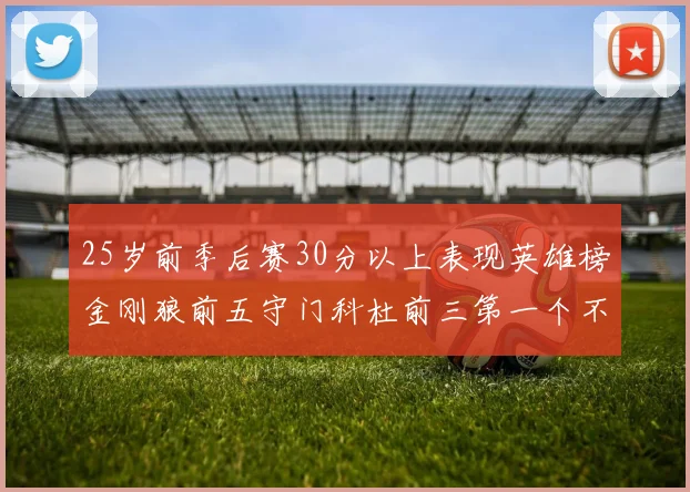 25岁前季后赛30分以上表现英雄榜金刚狼前五守门科杜前三第一个不以得分著称